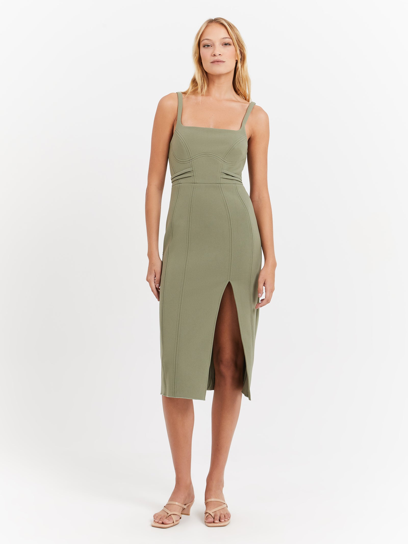 Kavita Bonded Midi Dress