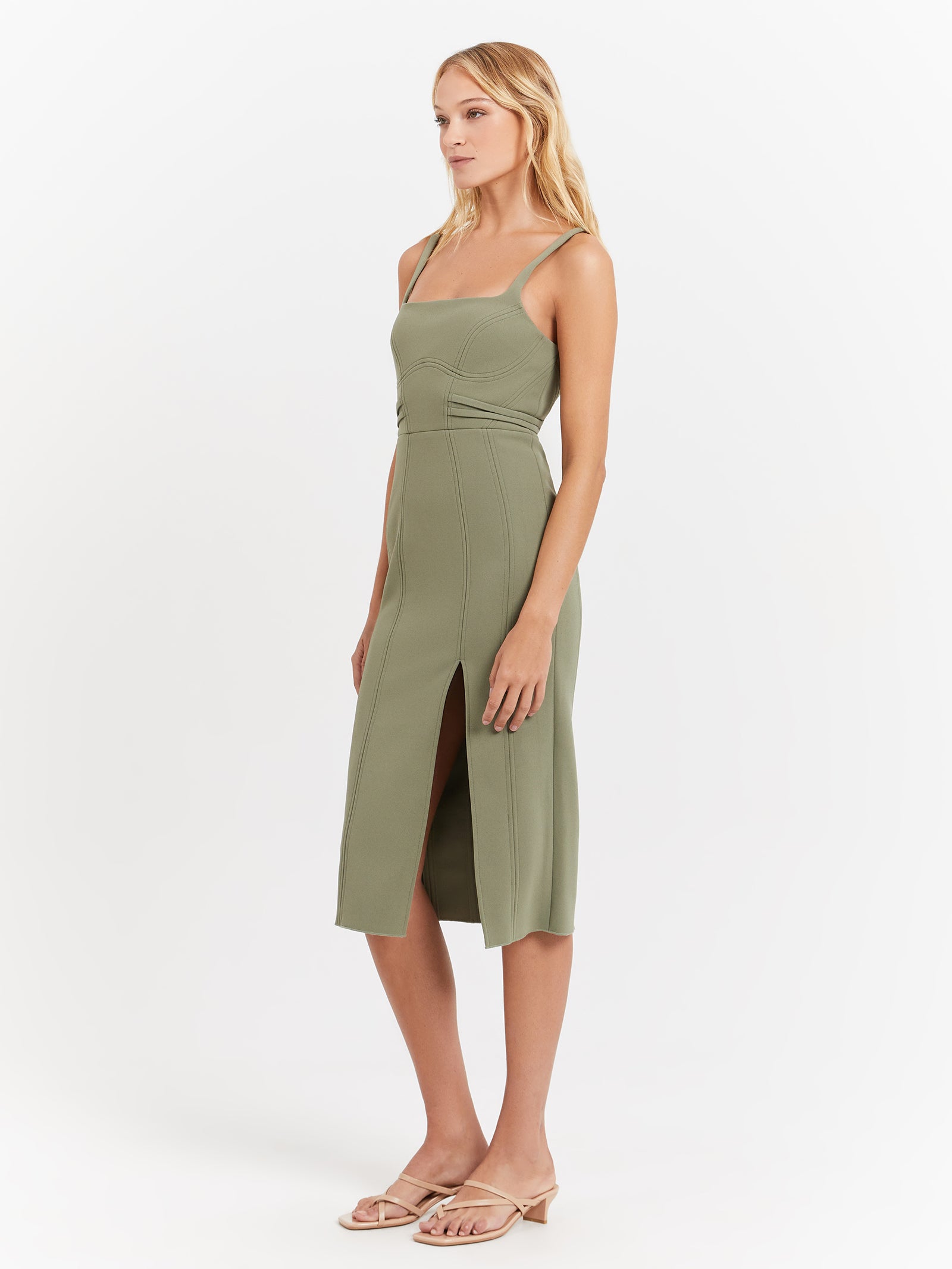 Kavita Bonded Midi Dress