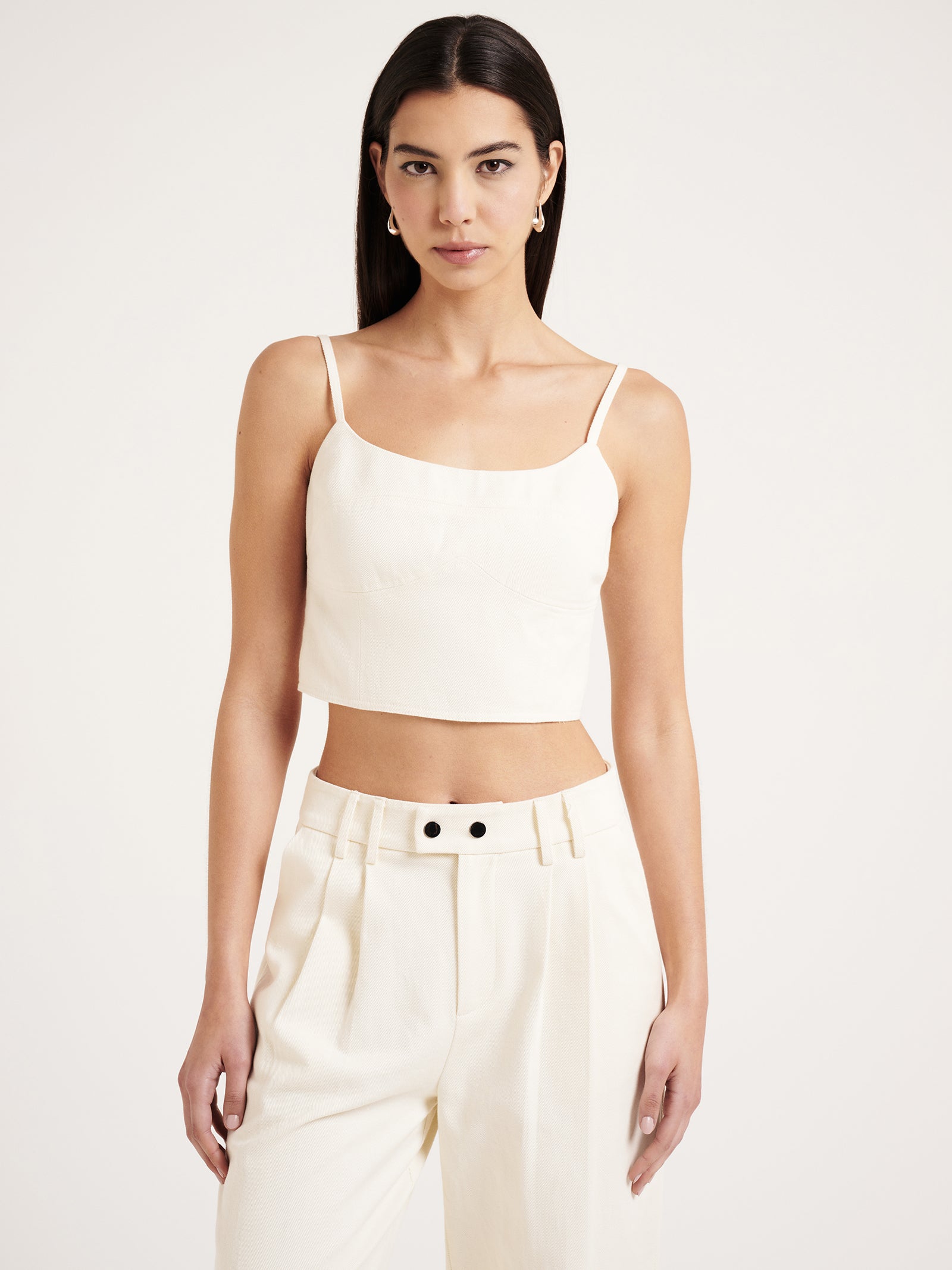 Marni Bustier in Ivory - Glue Store