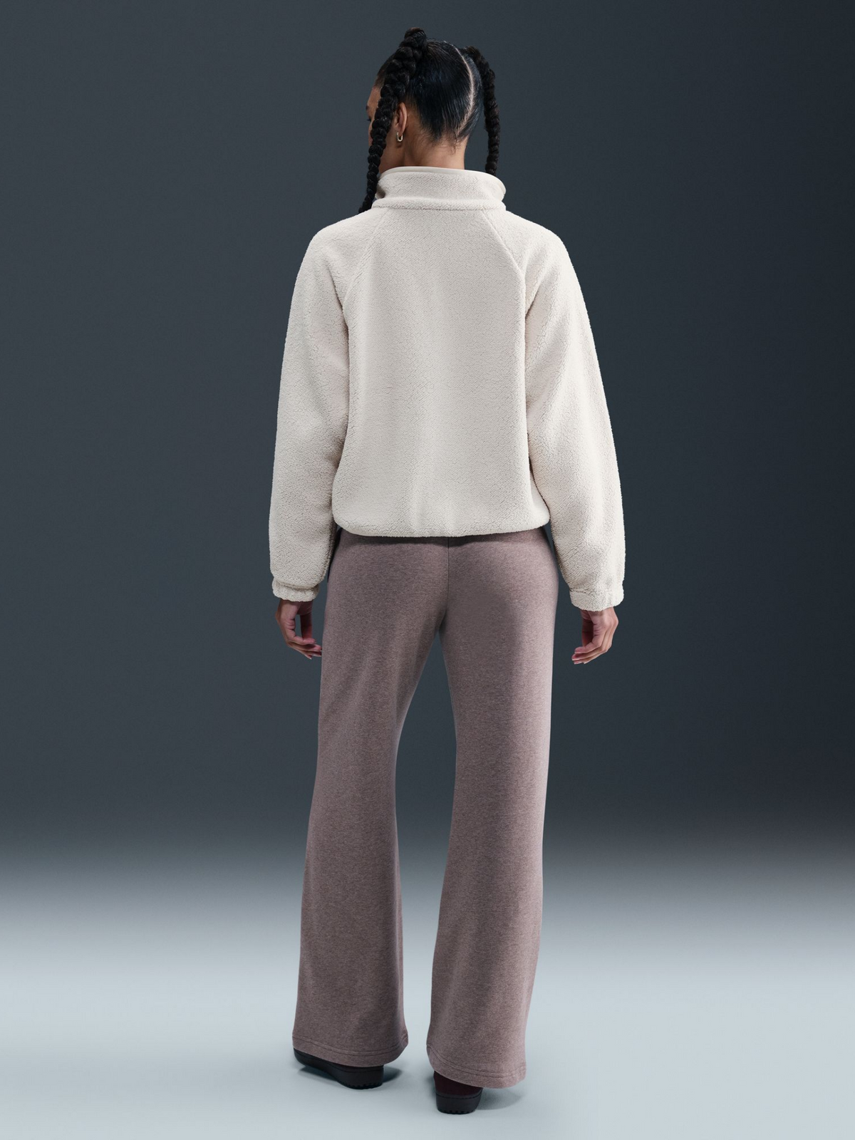 Nike Women's Sherpa Jacket | Lt Orewood Brn/Lt Orewood Brn