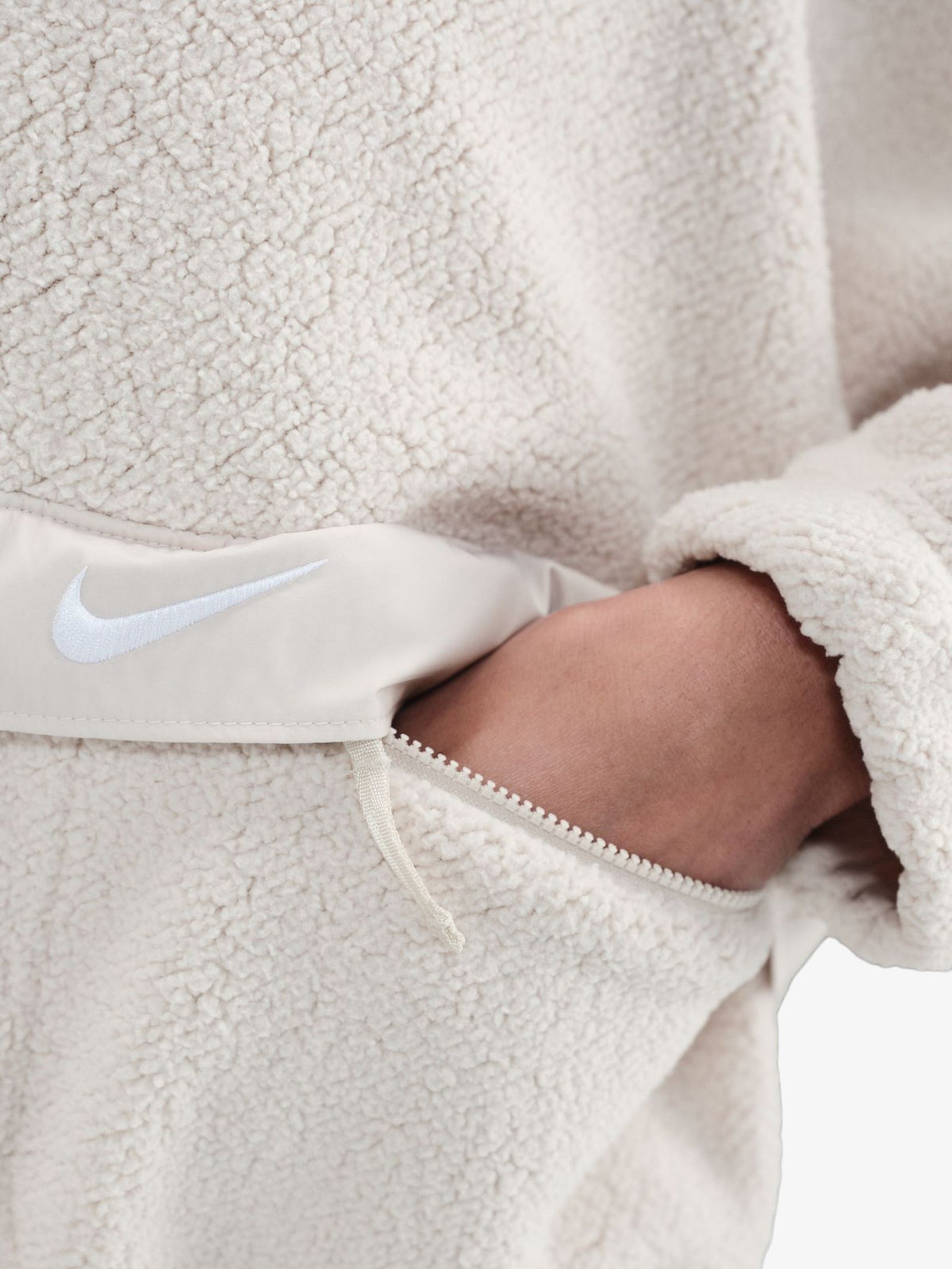 Nike Women's Sherpa Jacket | Lt Orewood Brn/Lt Orewood Brn