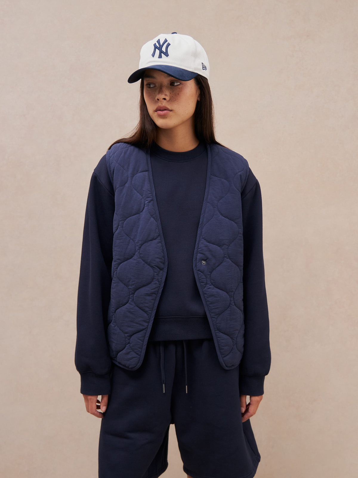 MSE Quilted Vest | Navy