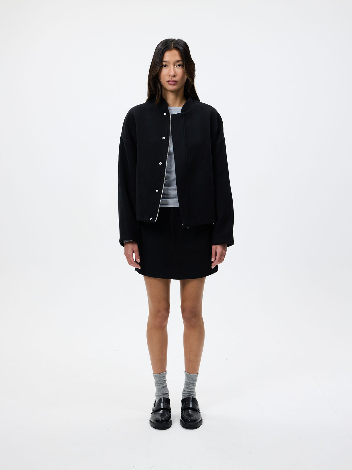 MSE Cocoon Bomber Jacket | Black