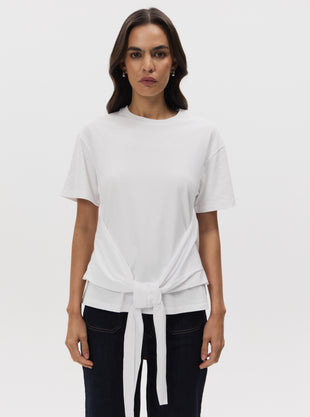 Tie Front Tee