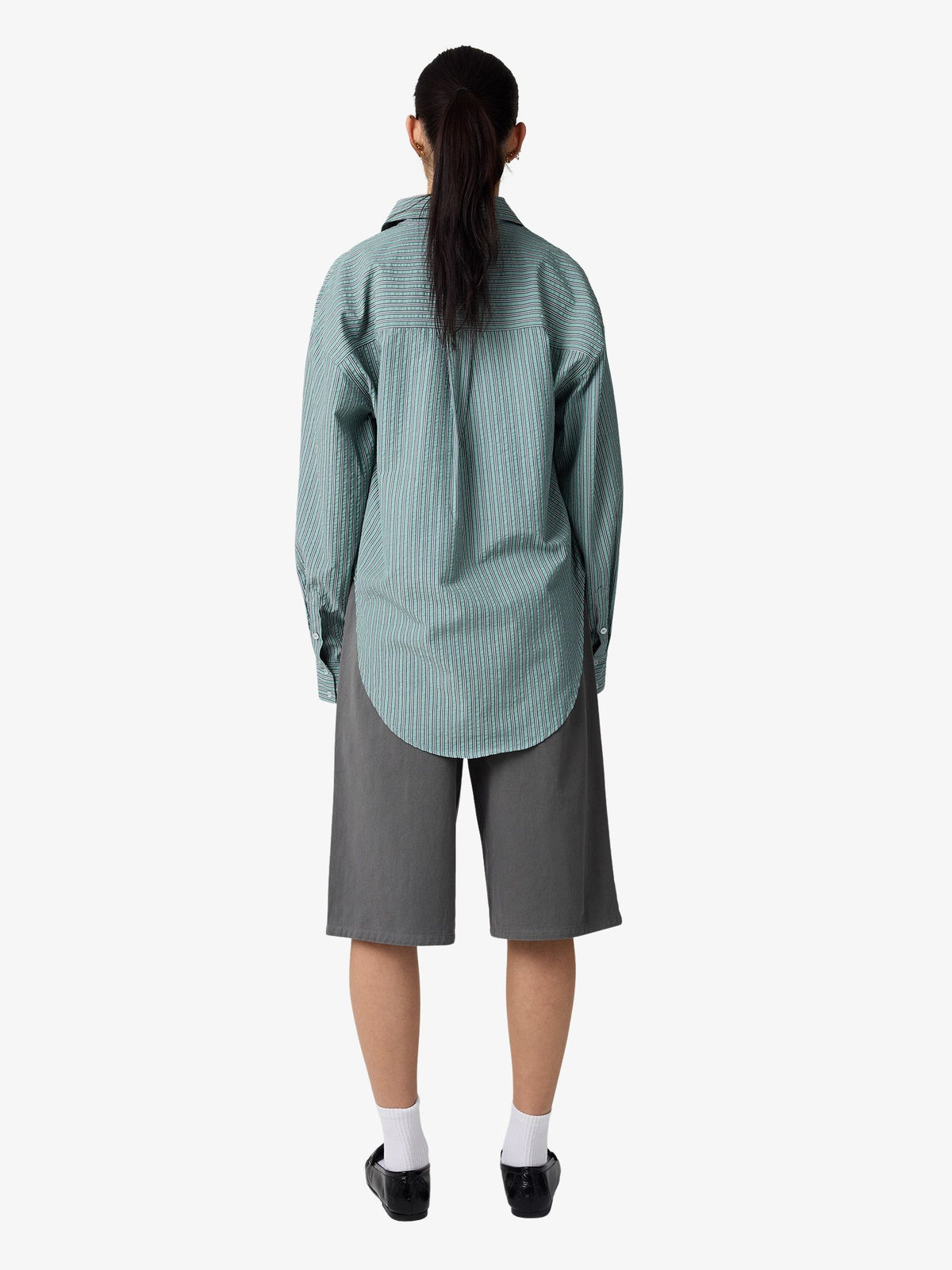 MSE Stripe Shirt | Aqua Stripe