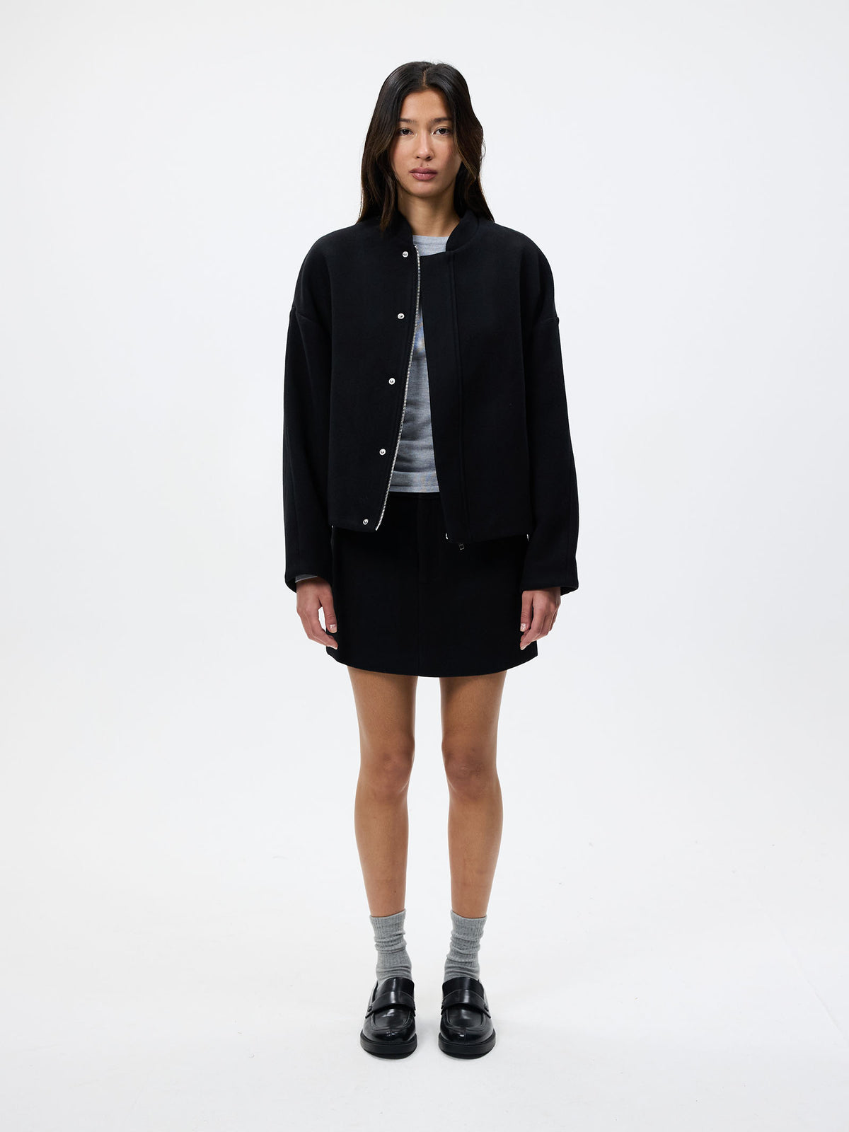 MSE Fitted Mini Skirt | Black