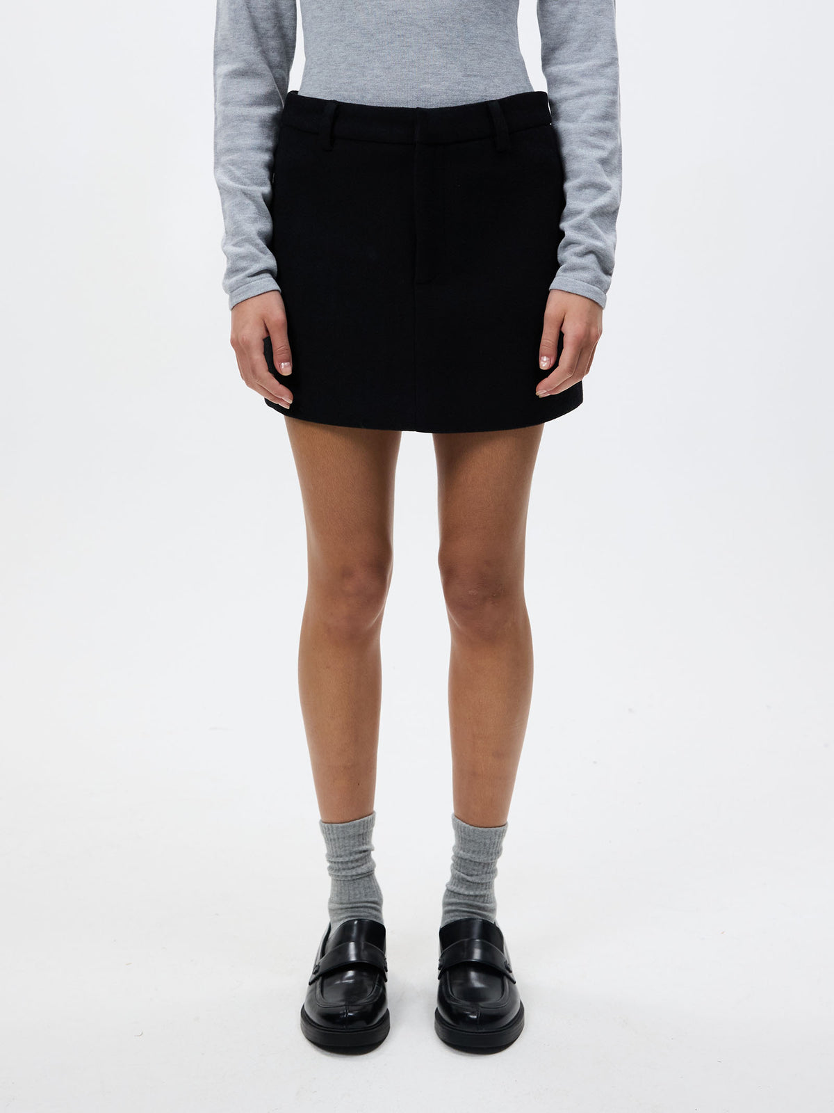 MSE Fitted Mini Skirt | Black