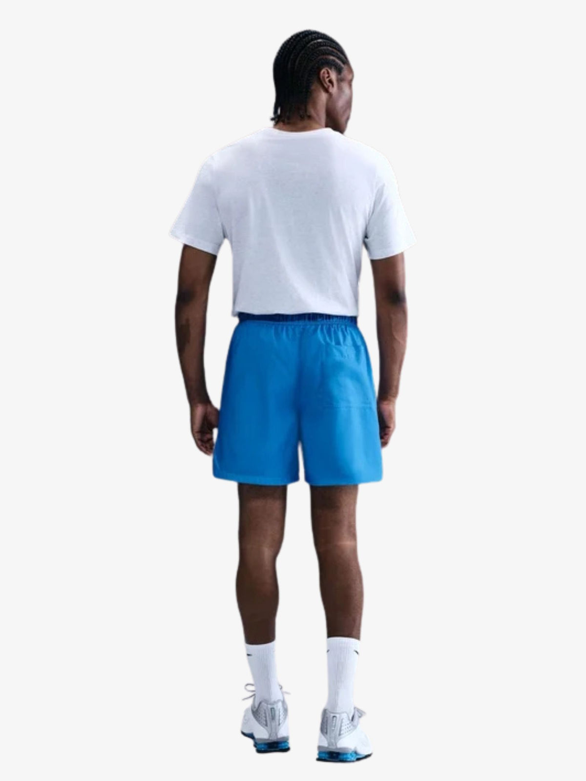 Nike Men's Nike Club Woven Flow Short | Lt Photo Blue/White