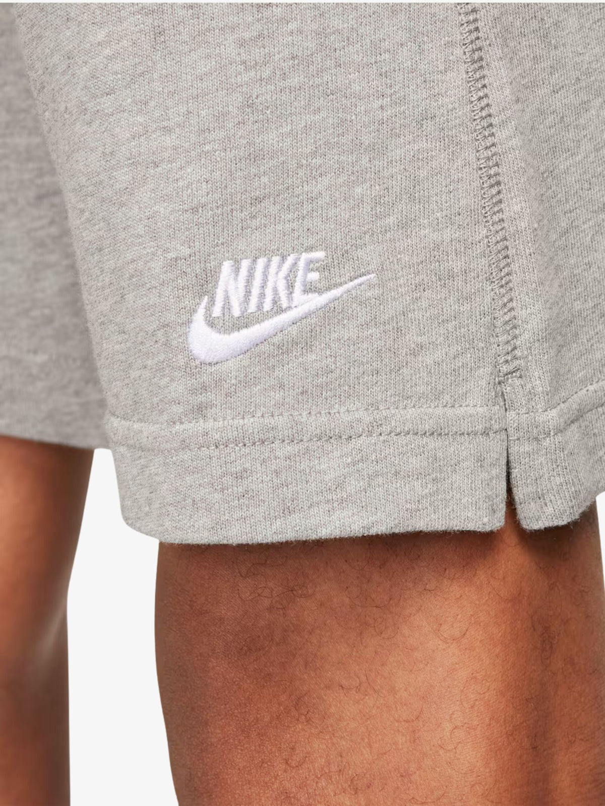 Nike Men’s Nike Club Shorts | Dk Grey Heather/White