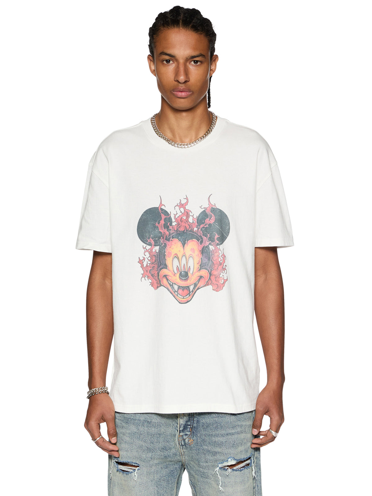 Ksubi Fuego Biggie SS Tee | Painted White