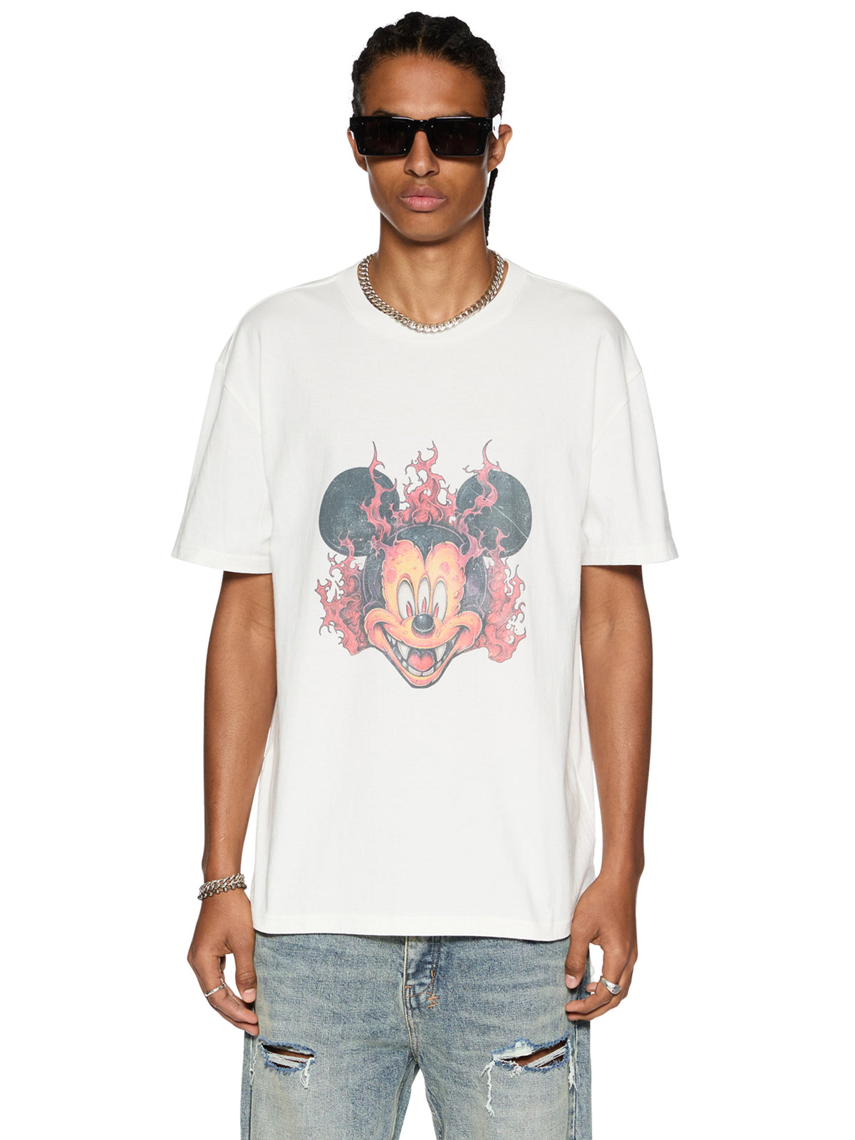 Ksubi Fuego Biggie SS Tee | Painted White