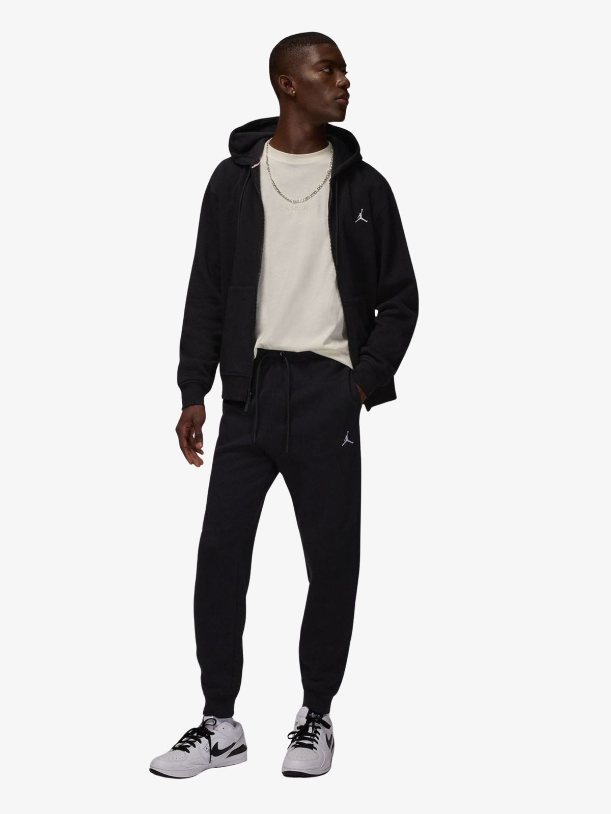 Nike BRK Fleece Pant | Black/White