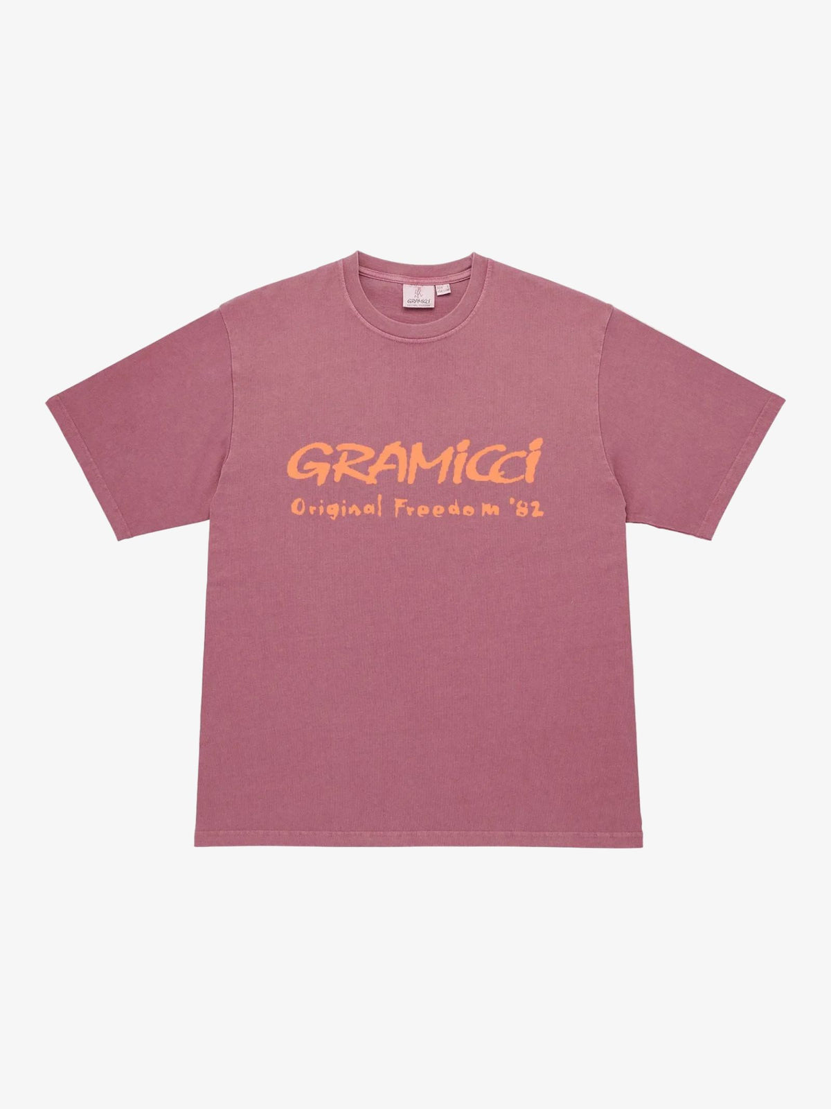 Gramicci Freedom Tee Pigment Dyed | Red Pigment