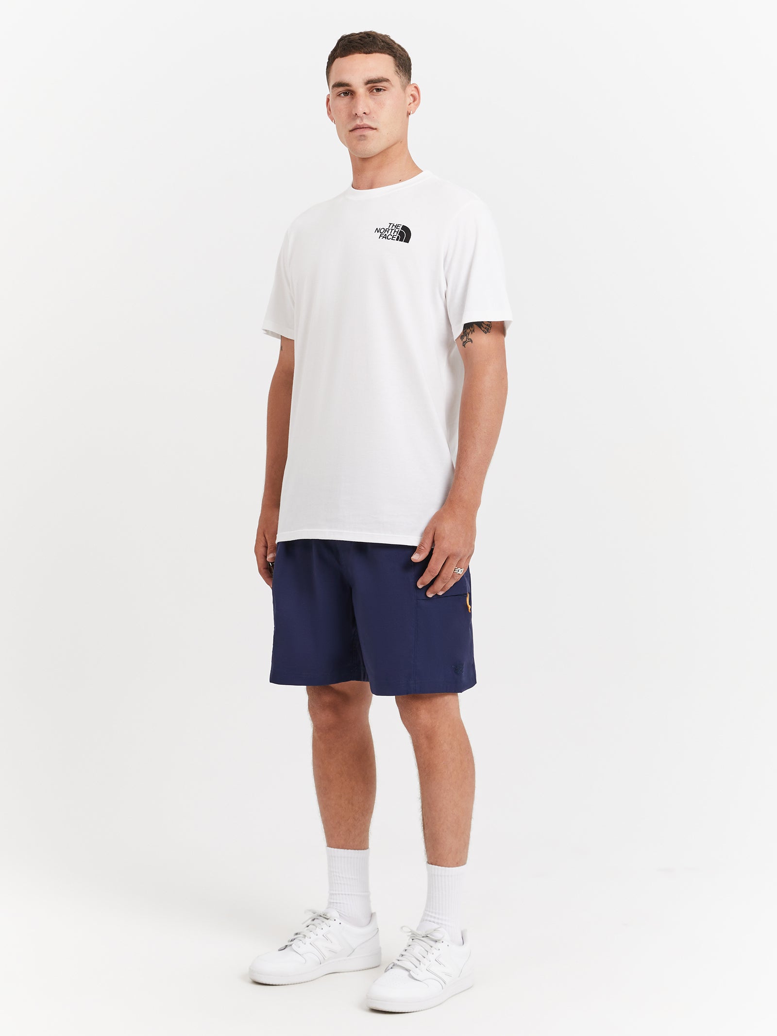Class V Belted Shorts in Summit Navy