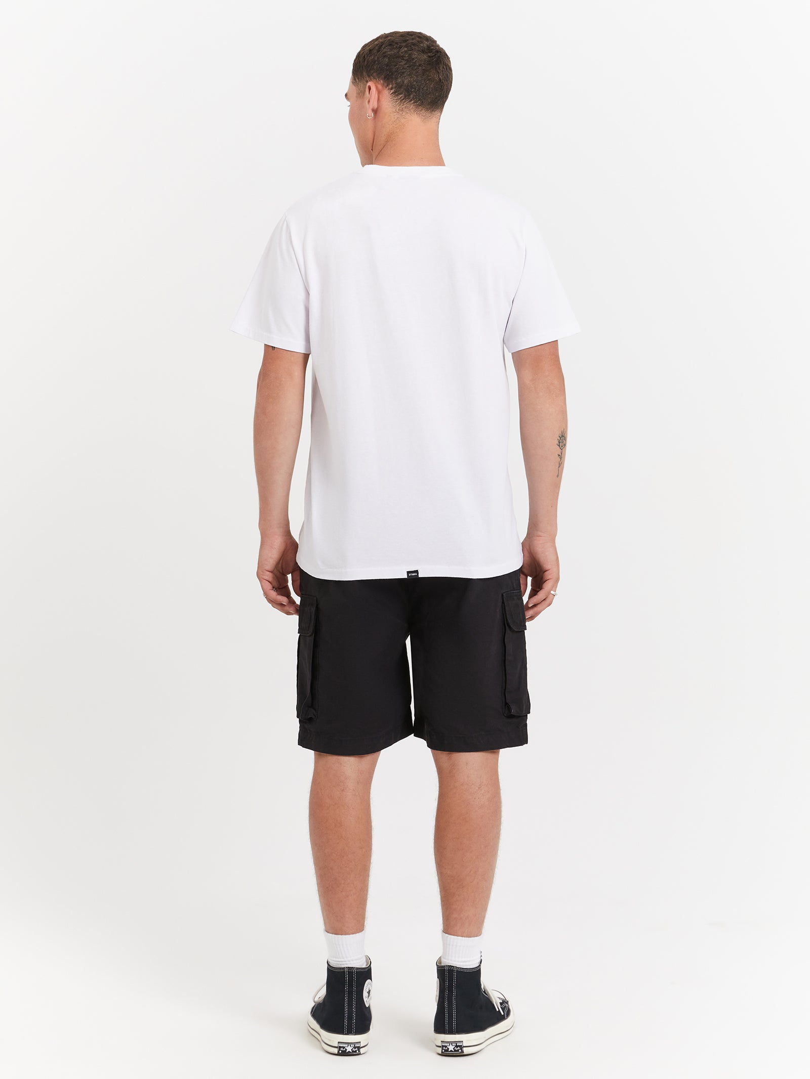 Thrills Come Enjoy Reality Merch Fit T-Shirt Lucent White