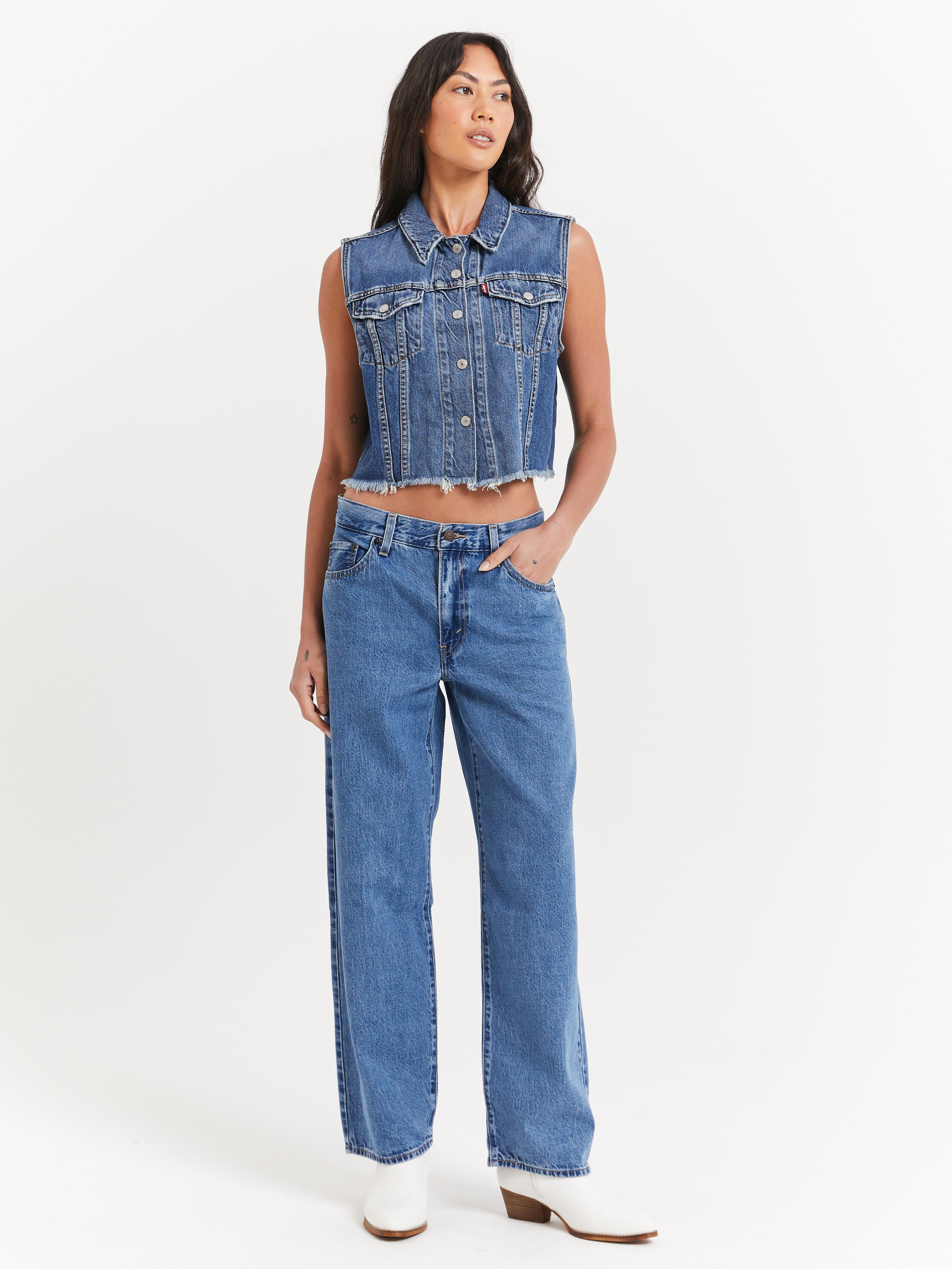 Ribcage Straight Ankle Jeans