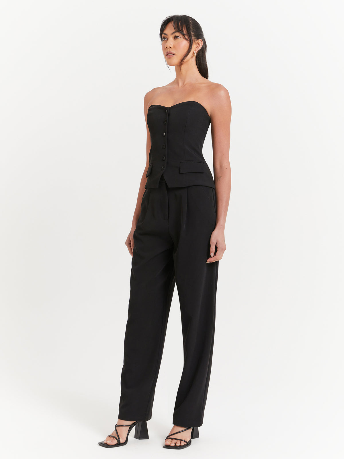 Beyond Her Hart Tailored Pants | Black