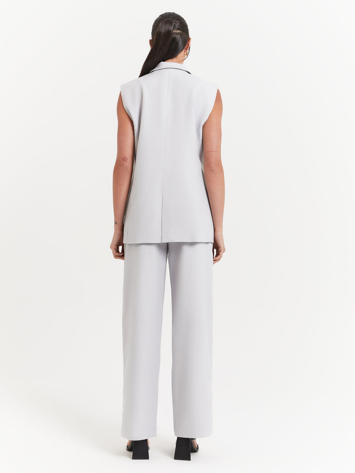 Beyond Her Daniela Vest | Silver