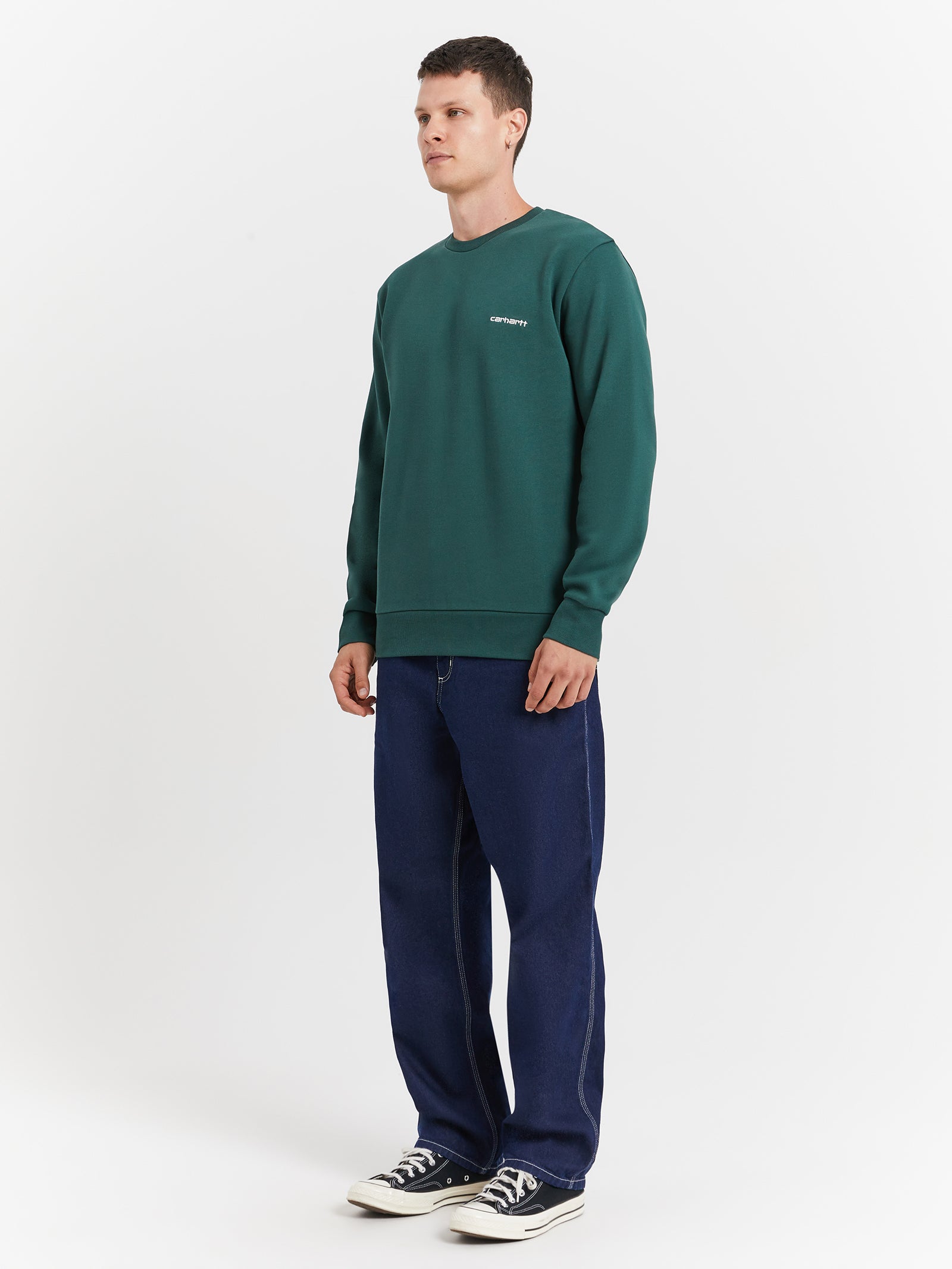 Script Embroidery Sweater