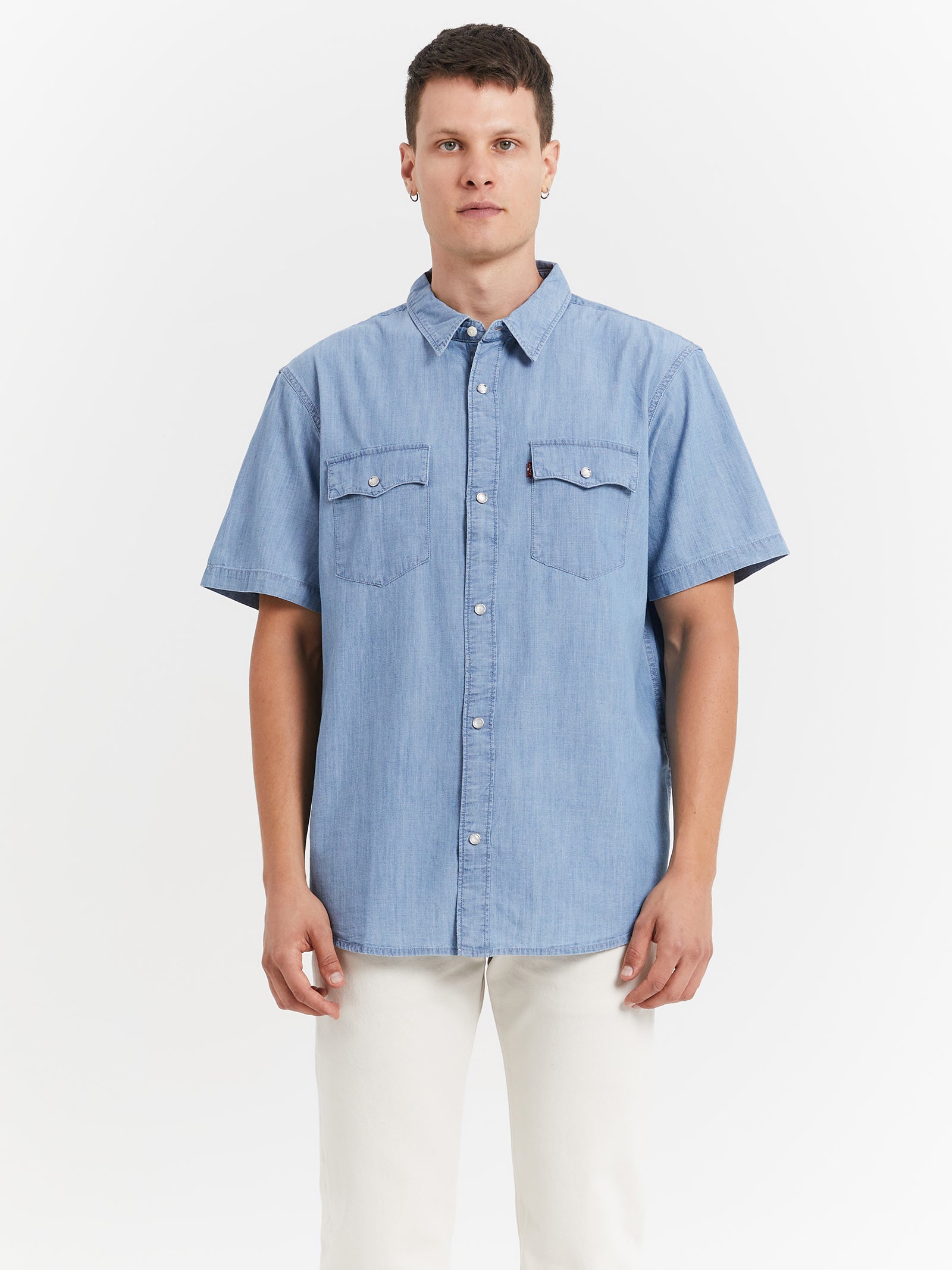 Short Sleeve Relaxed Fit Western Shirt