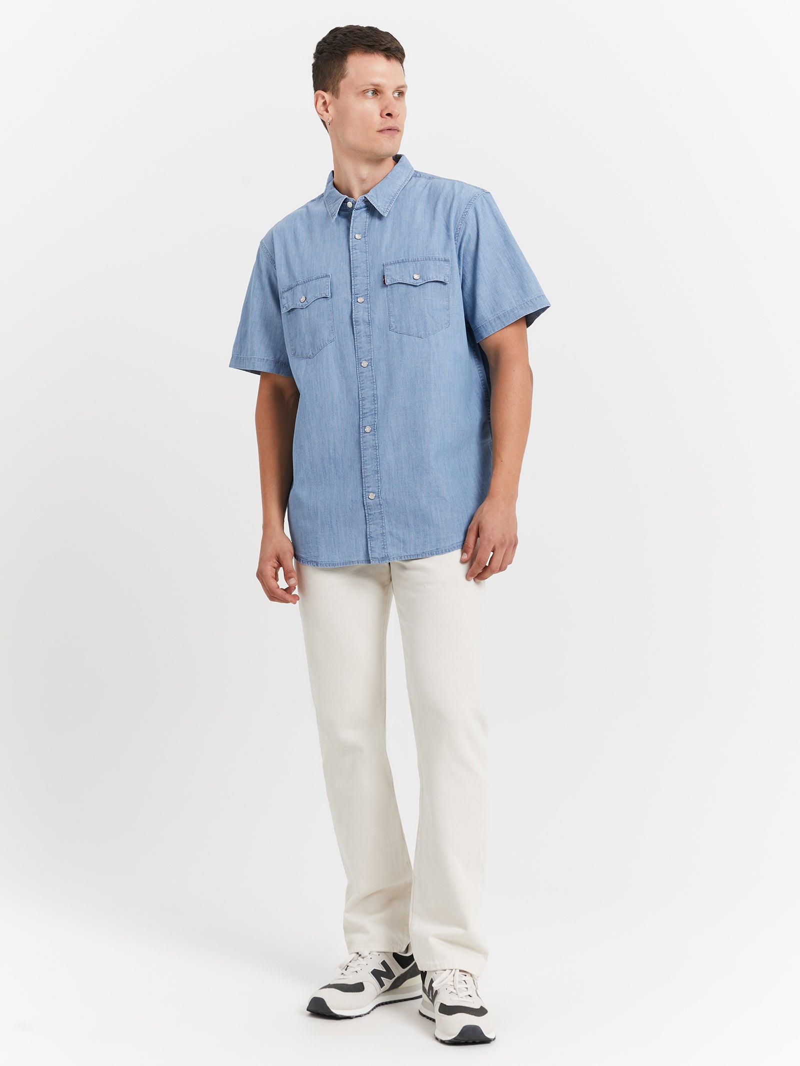 Short Sleeve Relaxed Fit Western Shirt