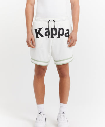 Authentic Dave Shorts in White Bright & Green