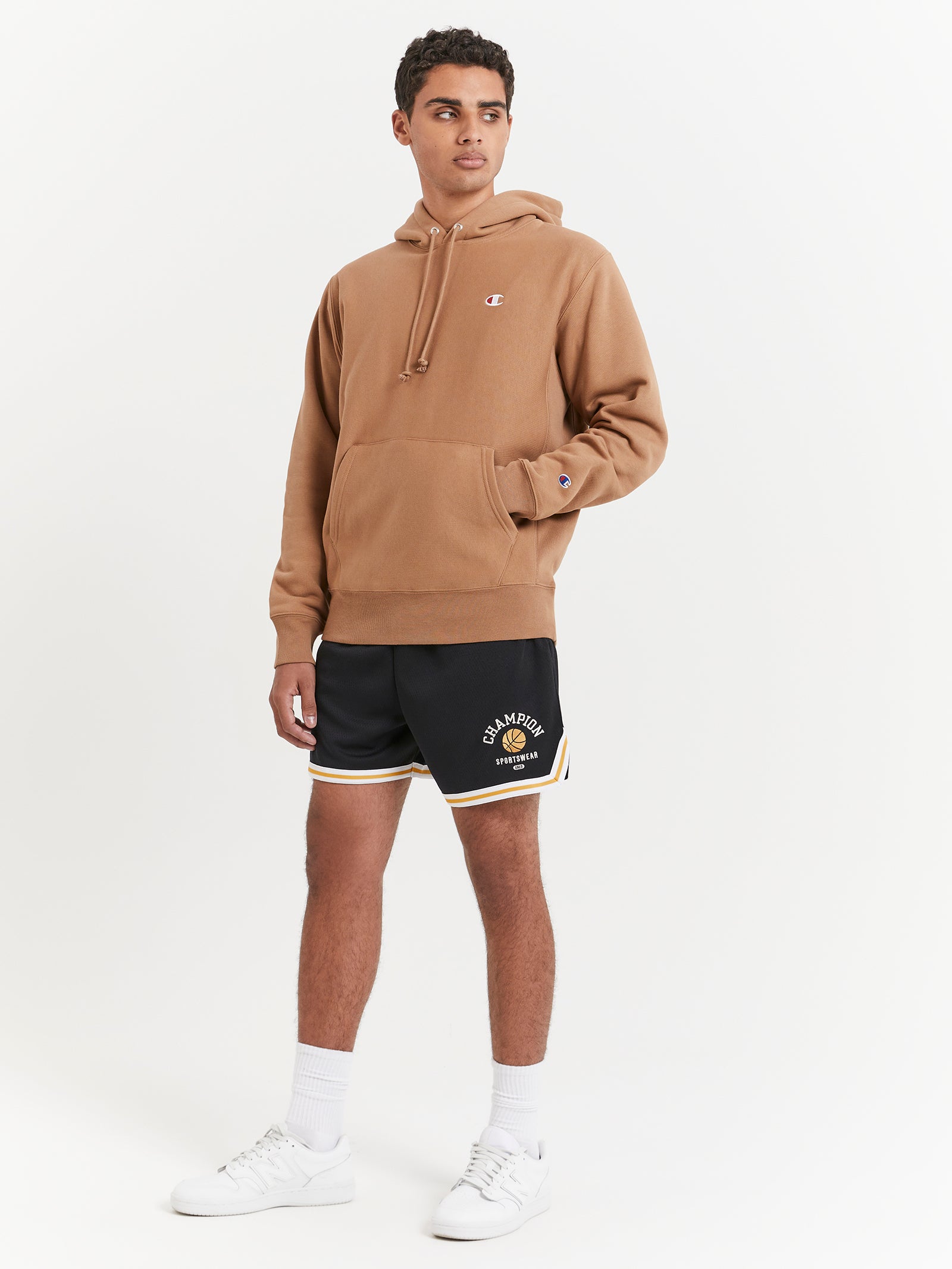 Reverse Weave C Logo Hoodie - Main Image