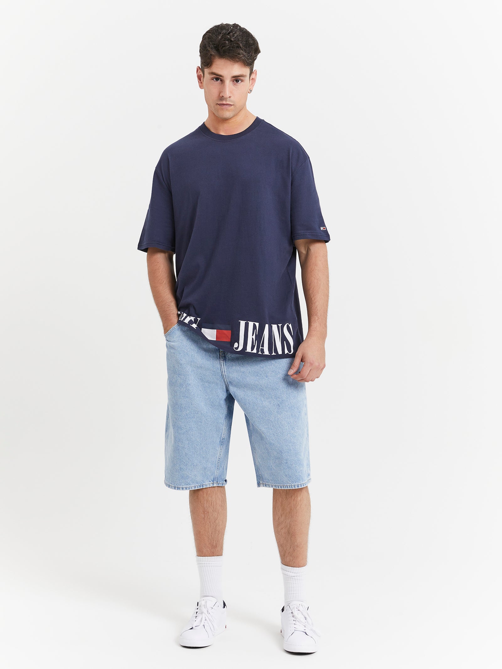 Aiden Faded Baggy Denim Shorts