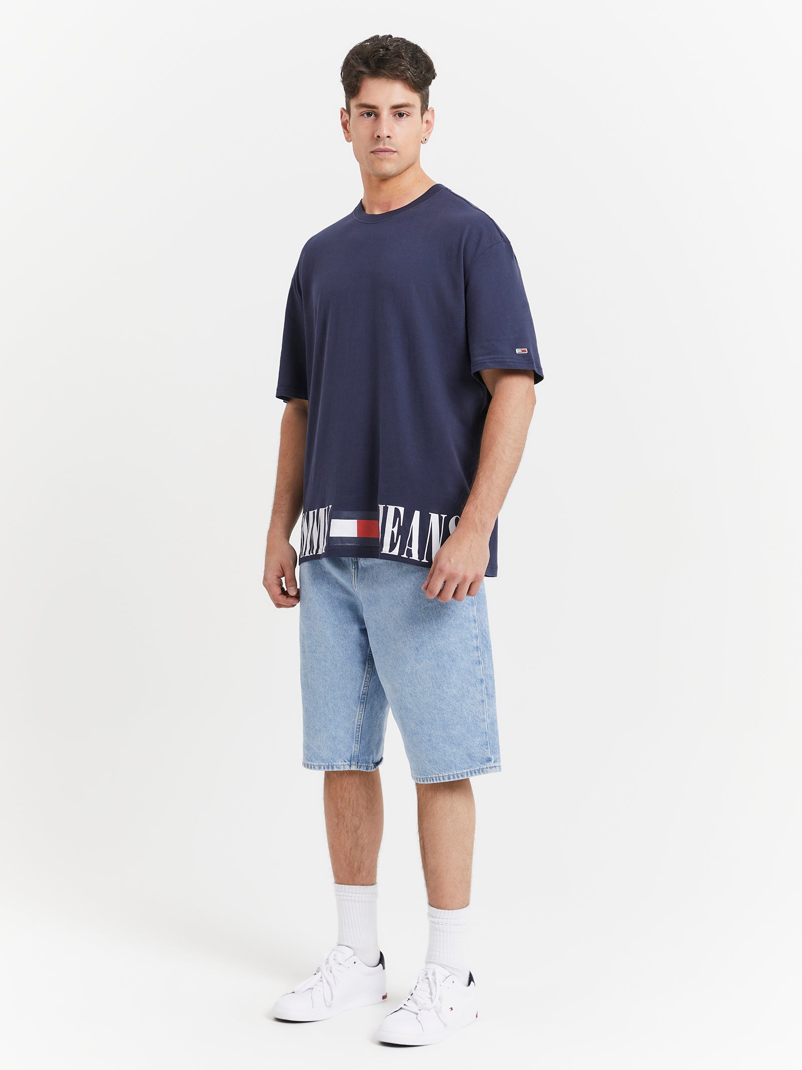 Aiden Faded Baggy Denim Shorts