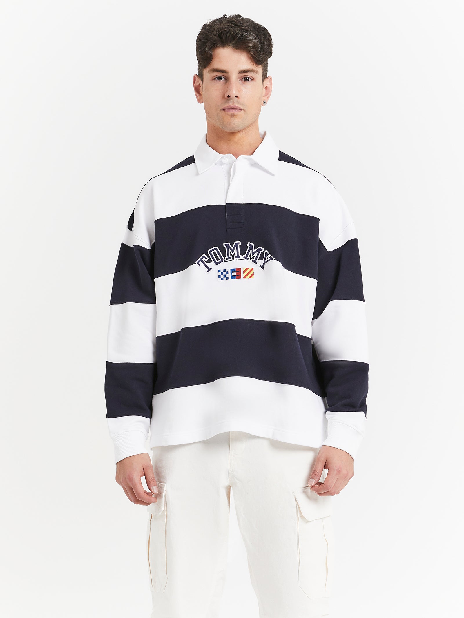 Archive Stripe Relaxed Rugby Shirt