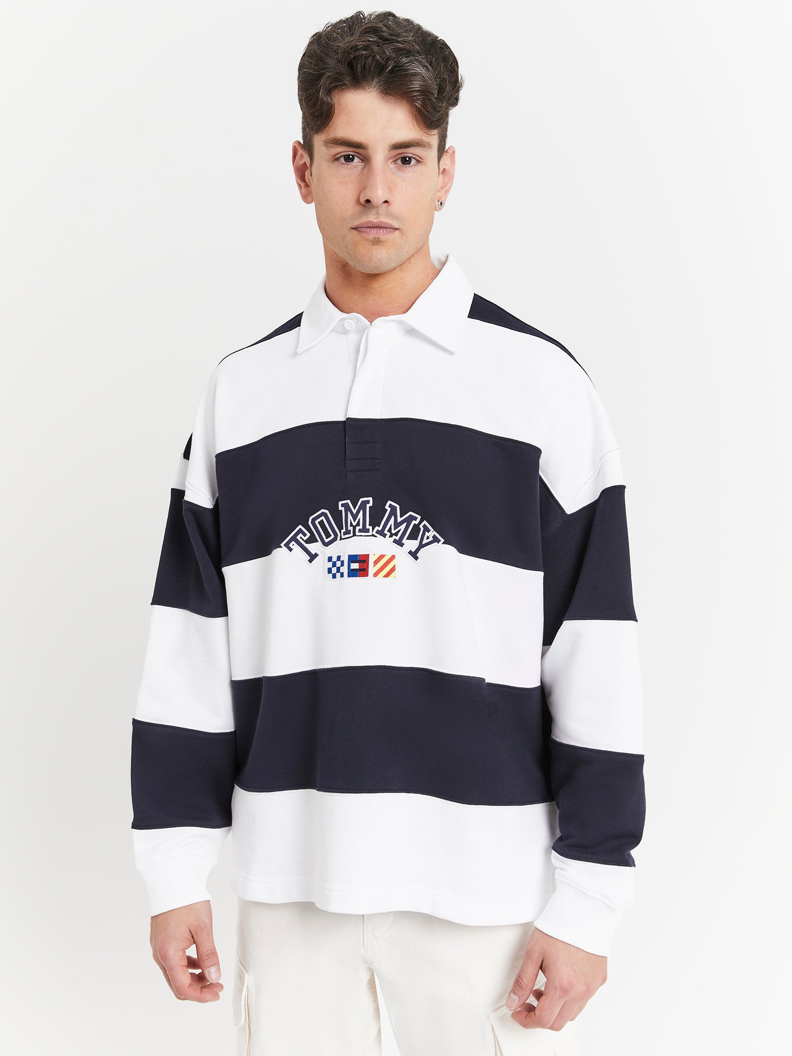 Archive Stripe Relaxed Rugby Shirt