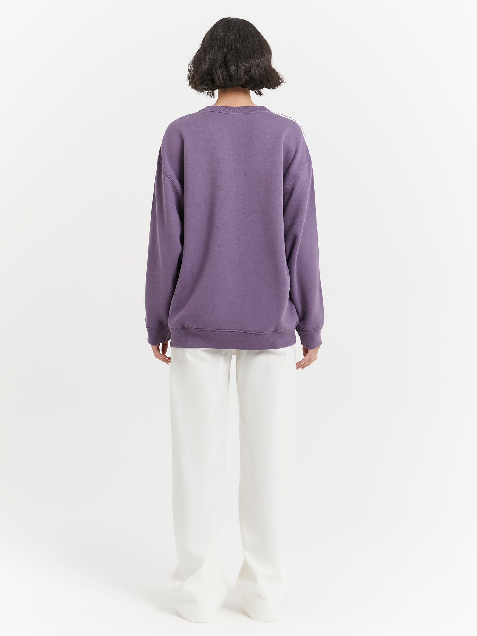 Essentials Oversized Sweatshirt in Shadow Violet