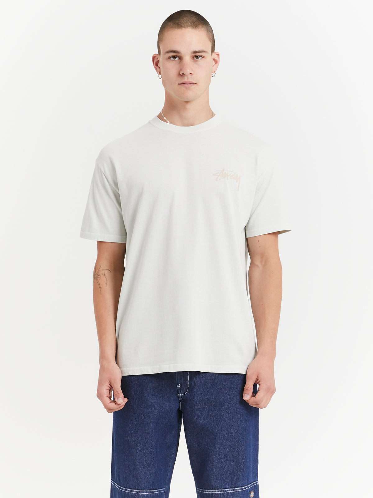 Elation 50/50 Short Sleeve T-Shirt in Pigment White