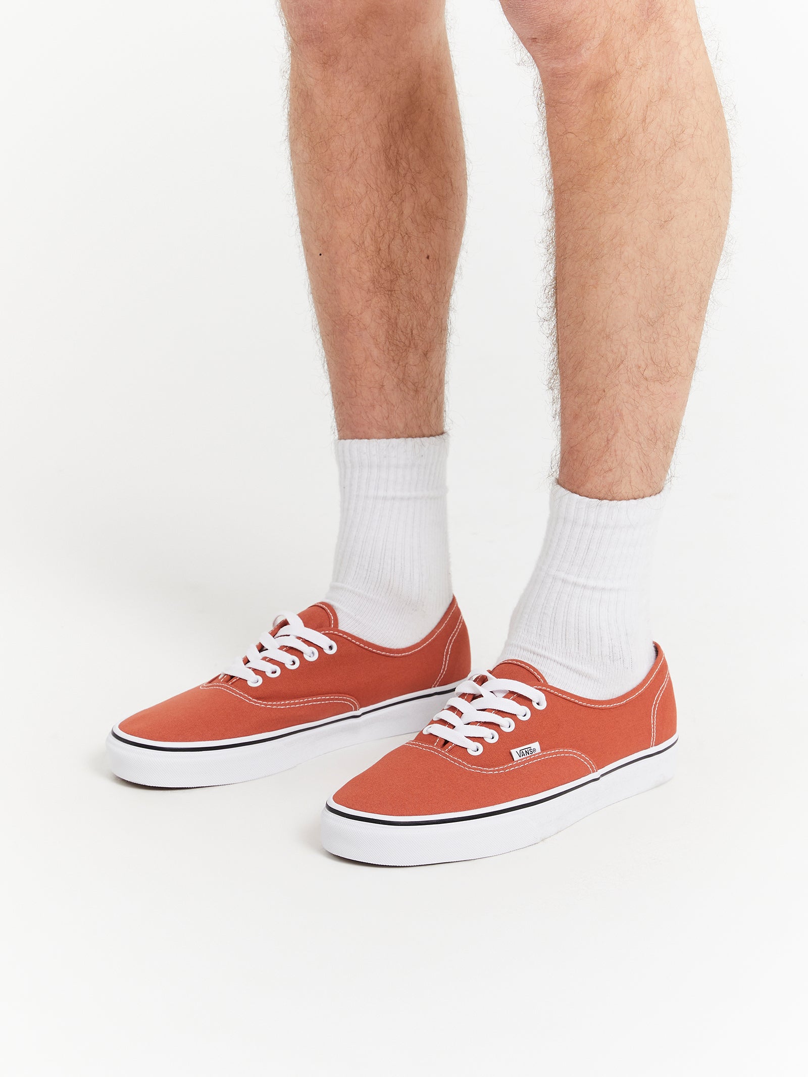 Unisex Authentic Color Theory Sneakers in Coral