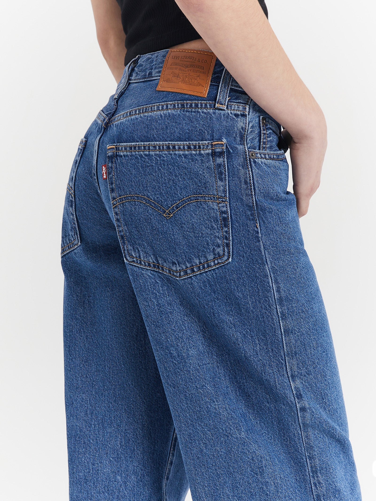 Baggy Dad Jeans in Hold My Purse Blue