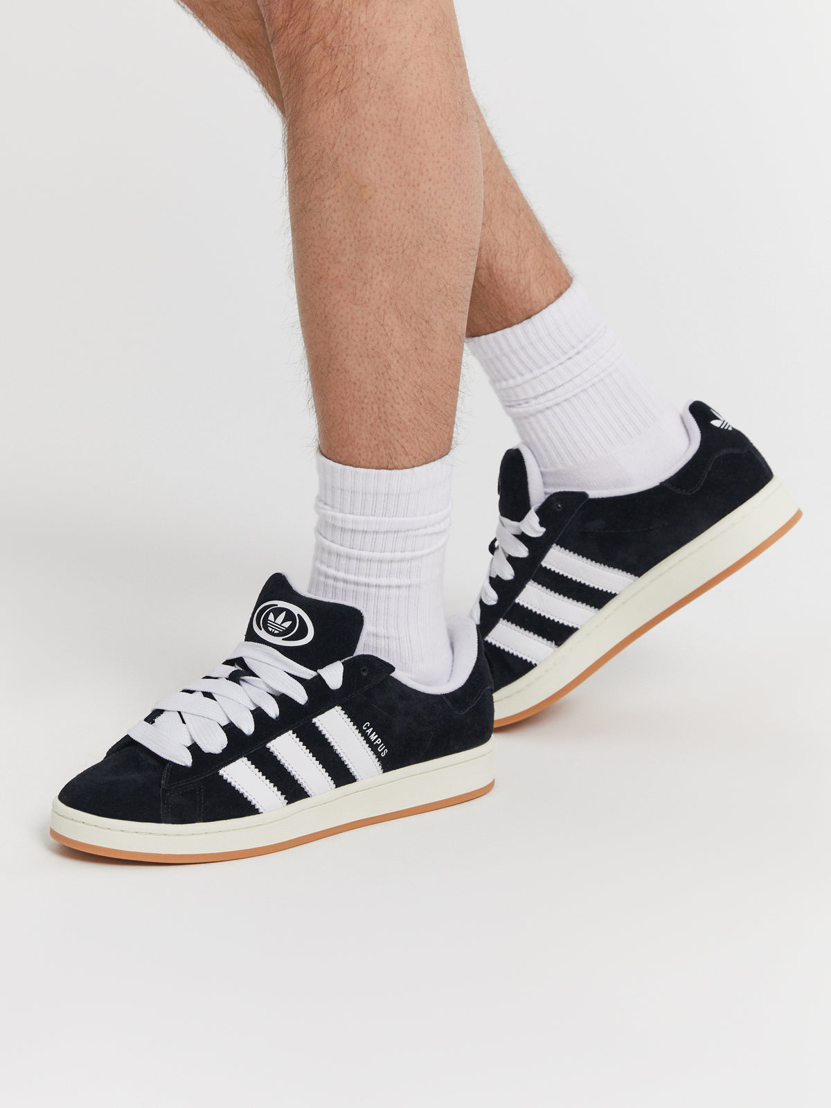 Adidas Mens Campus 00s Shoes | Black / White / Off White