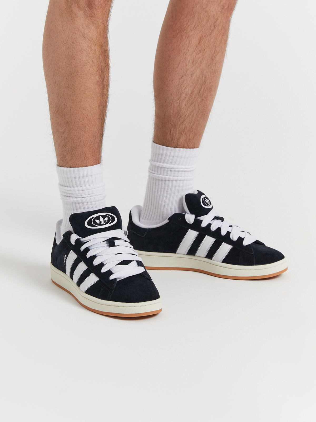 Adidas Mens Campus 00s Shoes | Black / White / Off White