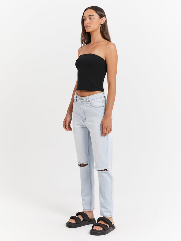 Abrand 94 High Slim Astrid Rip Jeans Light Vintage Blue