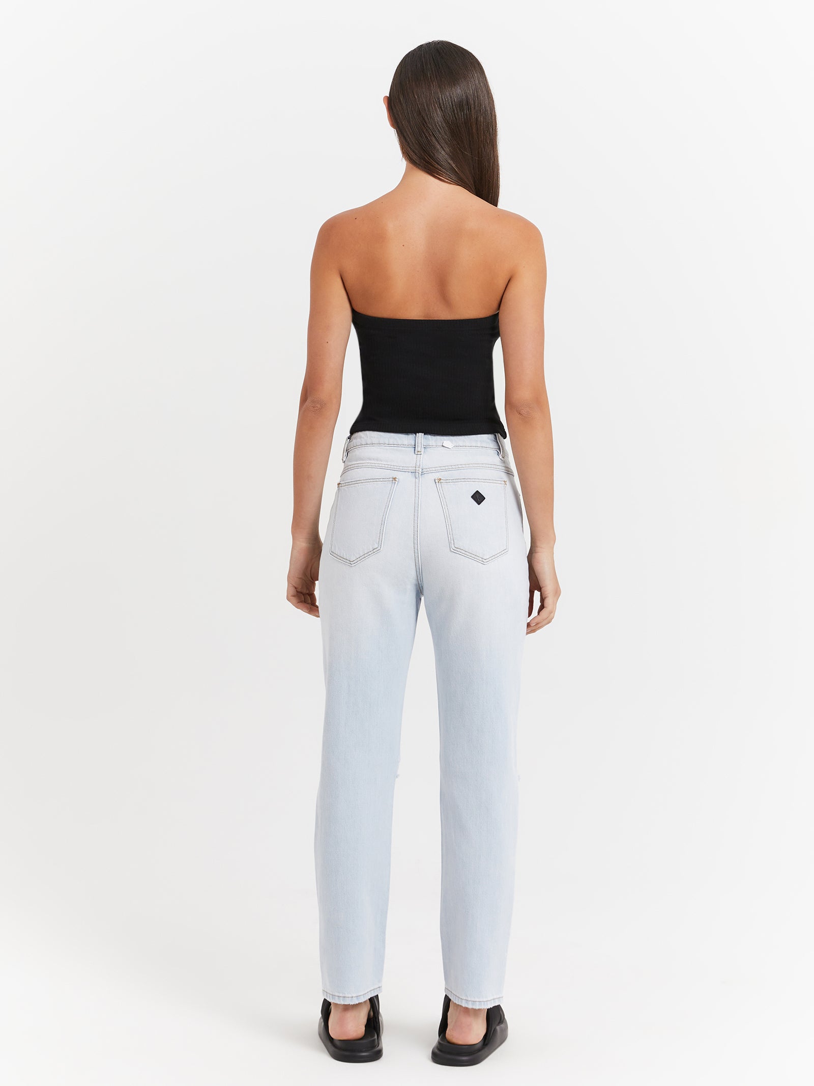 Abrand 94 High Slim Astrid Rip Jeans Light Vintage Blue