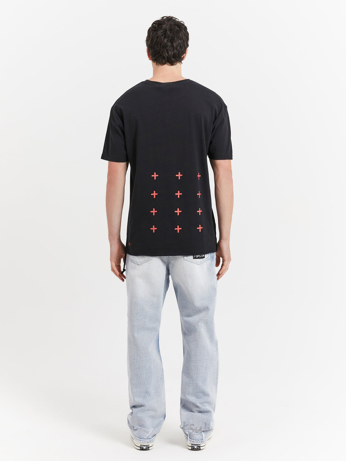 Ksubi 4X4 Biggie Short Sleeve T-Shirt | Black Red