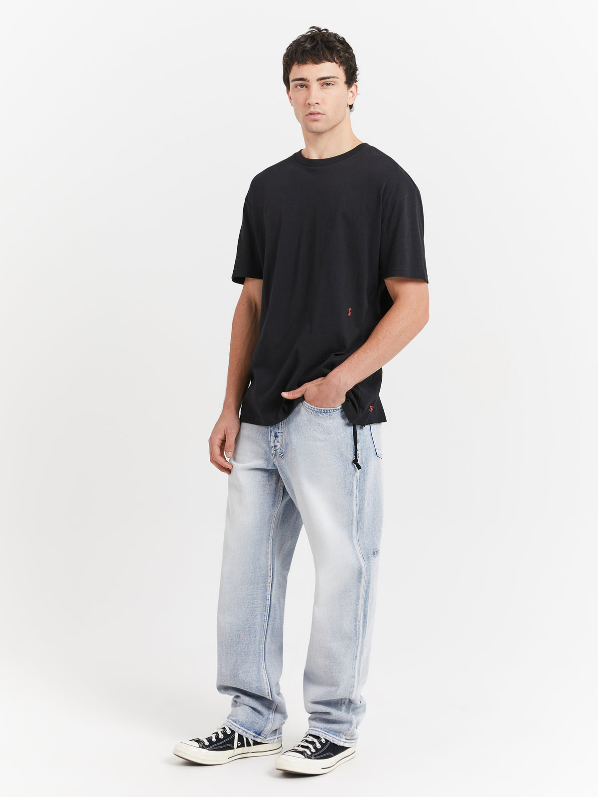 Ksubi 4X4 Biggie Short Sleeve T-Shirt | Black Red