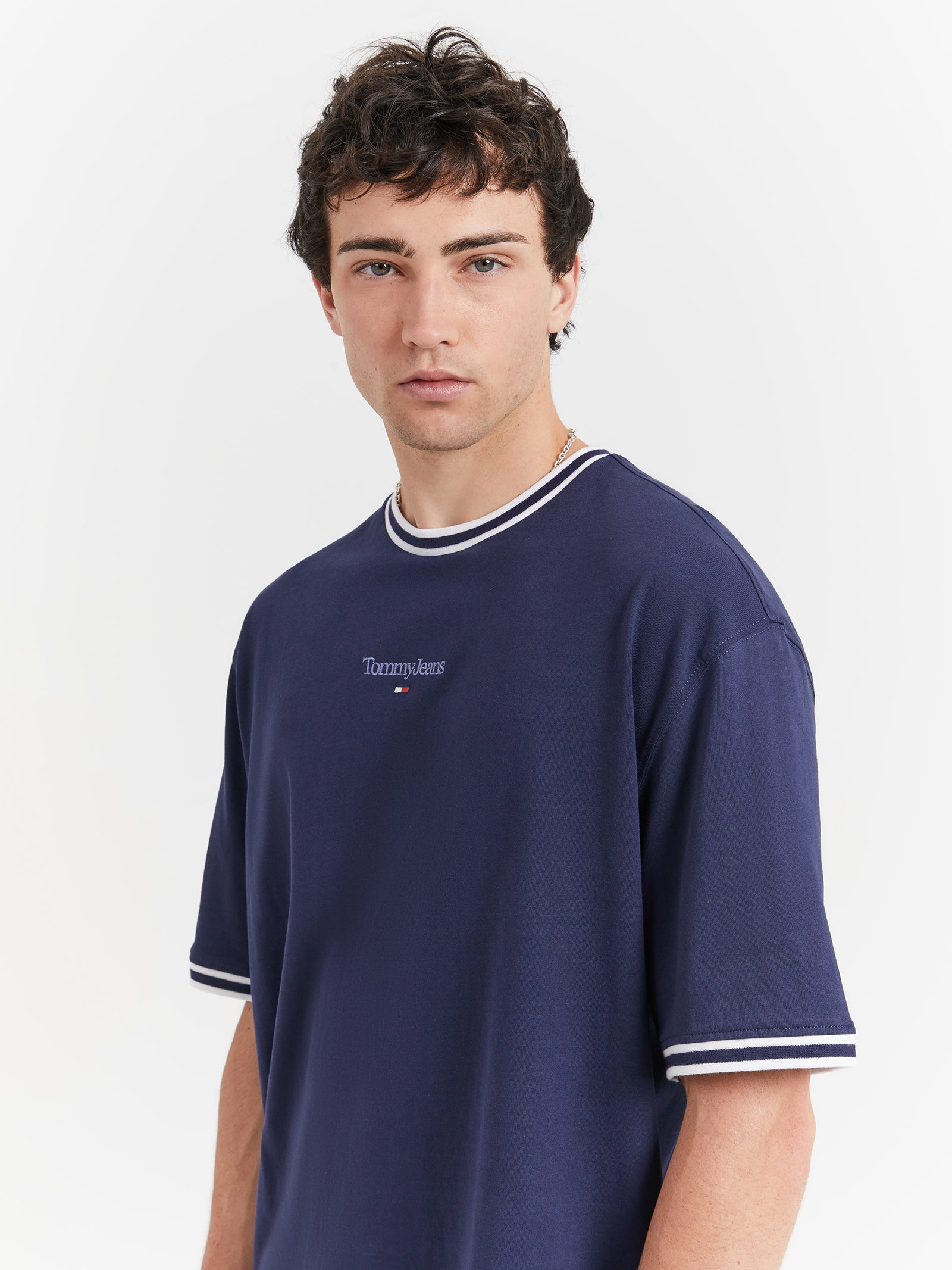 Skater Rib Detail T-Shirt