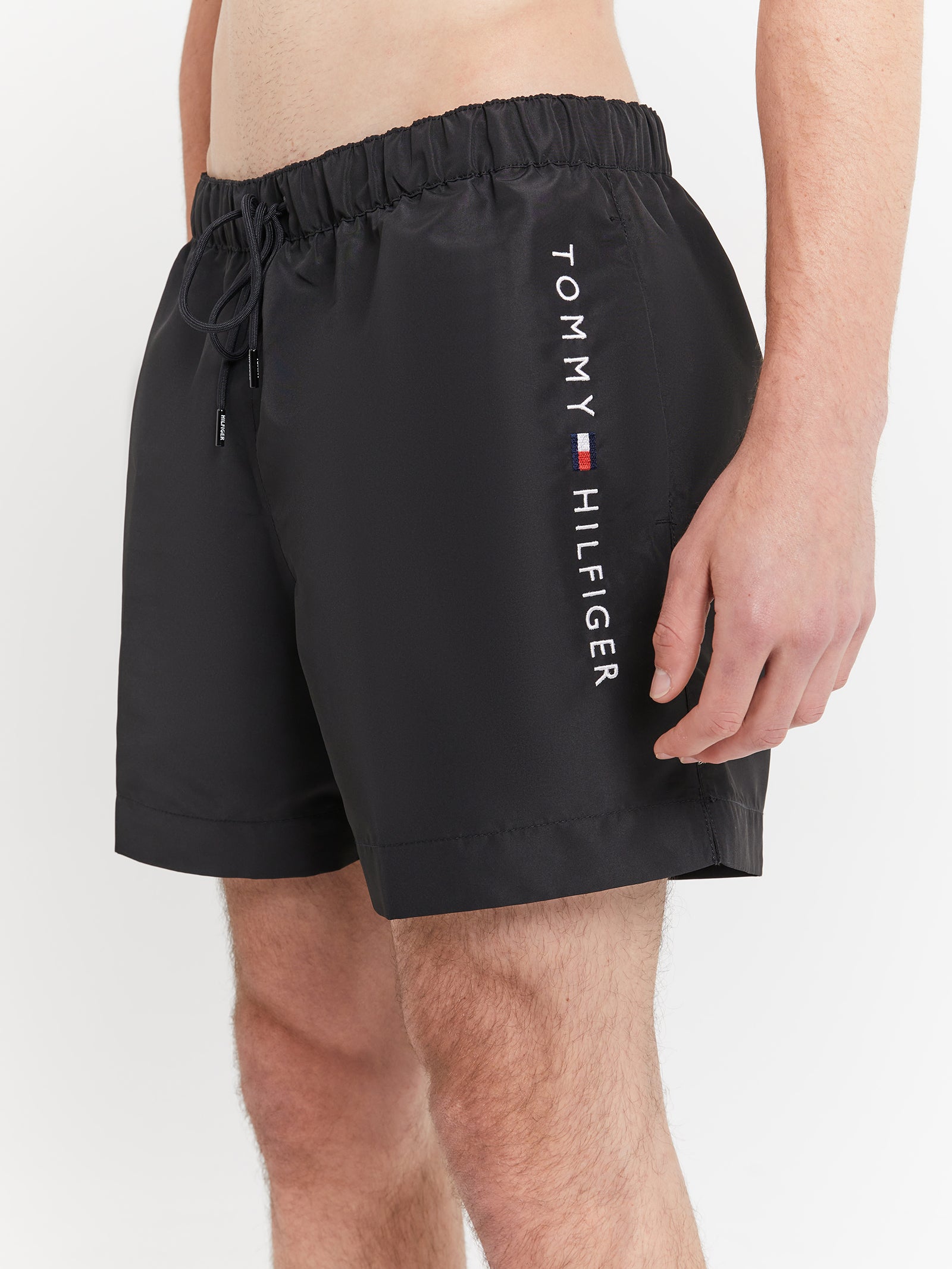 Essentials Medium Drawstring Nos Shorts in Black