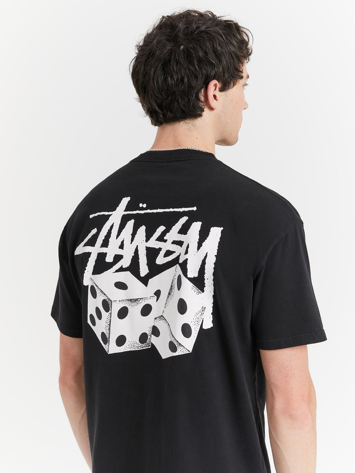 Pair Of Dice Heavyweight T-Shirt in Pigment Black