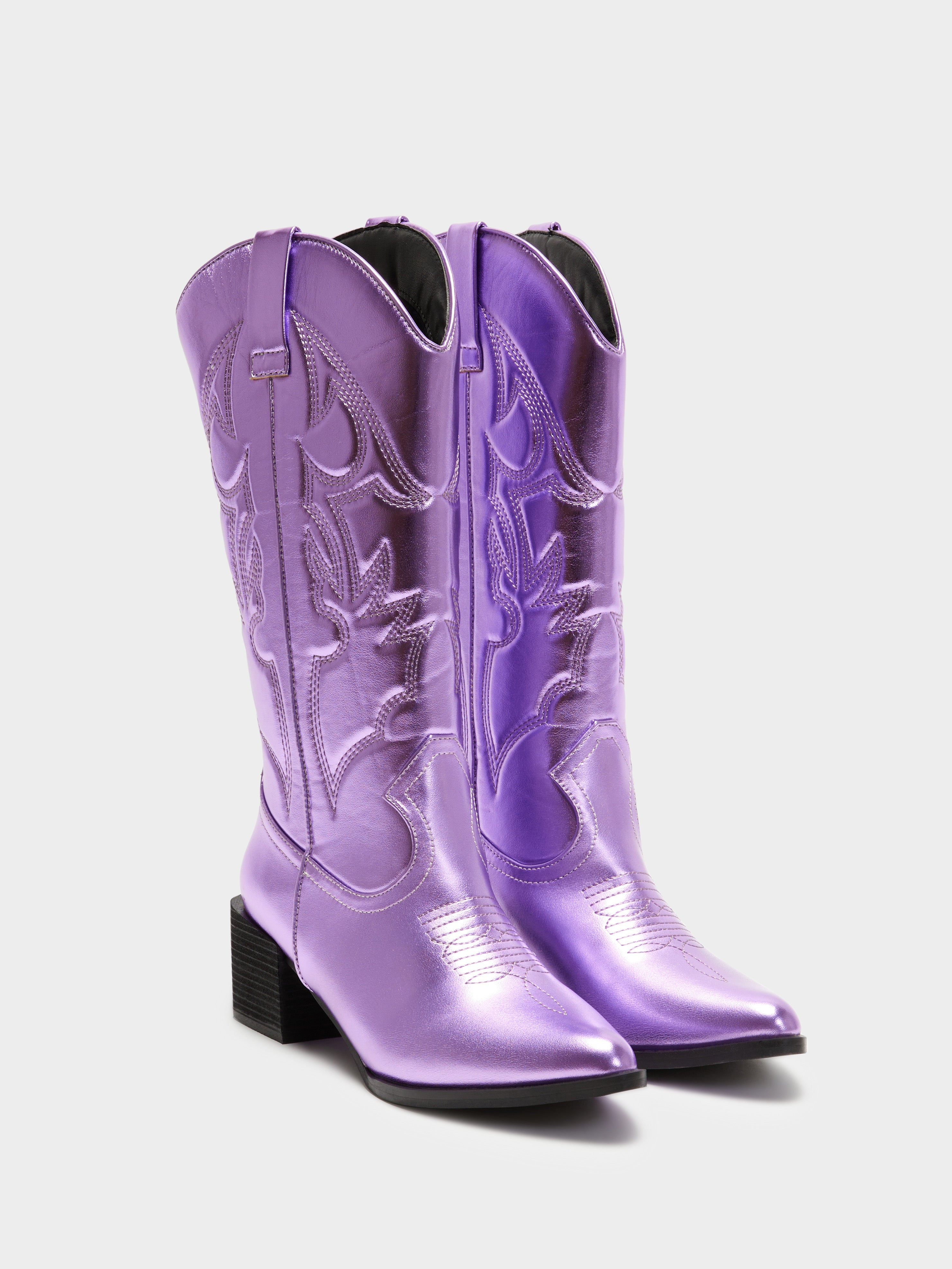 Therapy Womens Ranger Cowboy Boots LILAC Glue Store