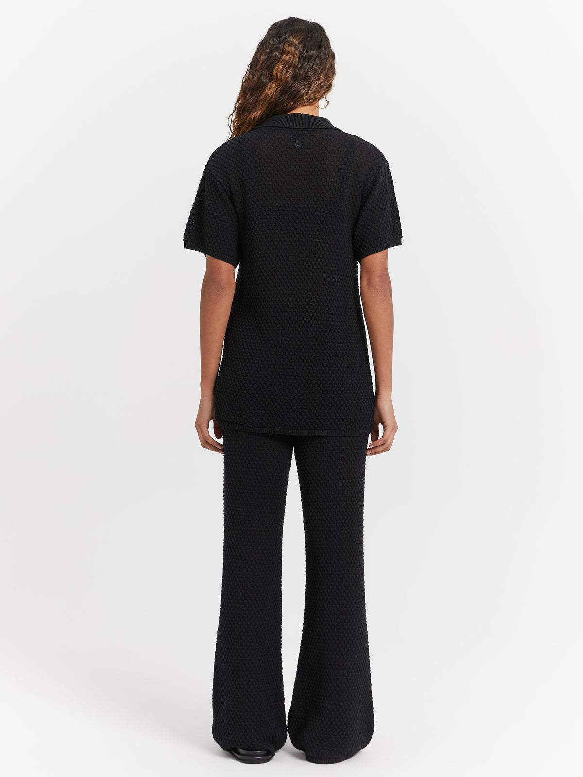 Rhythm Joni Knit Shirt | Black