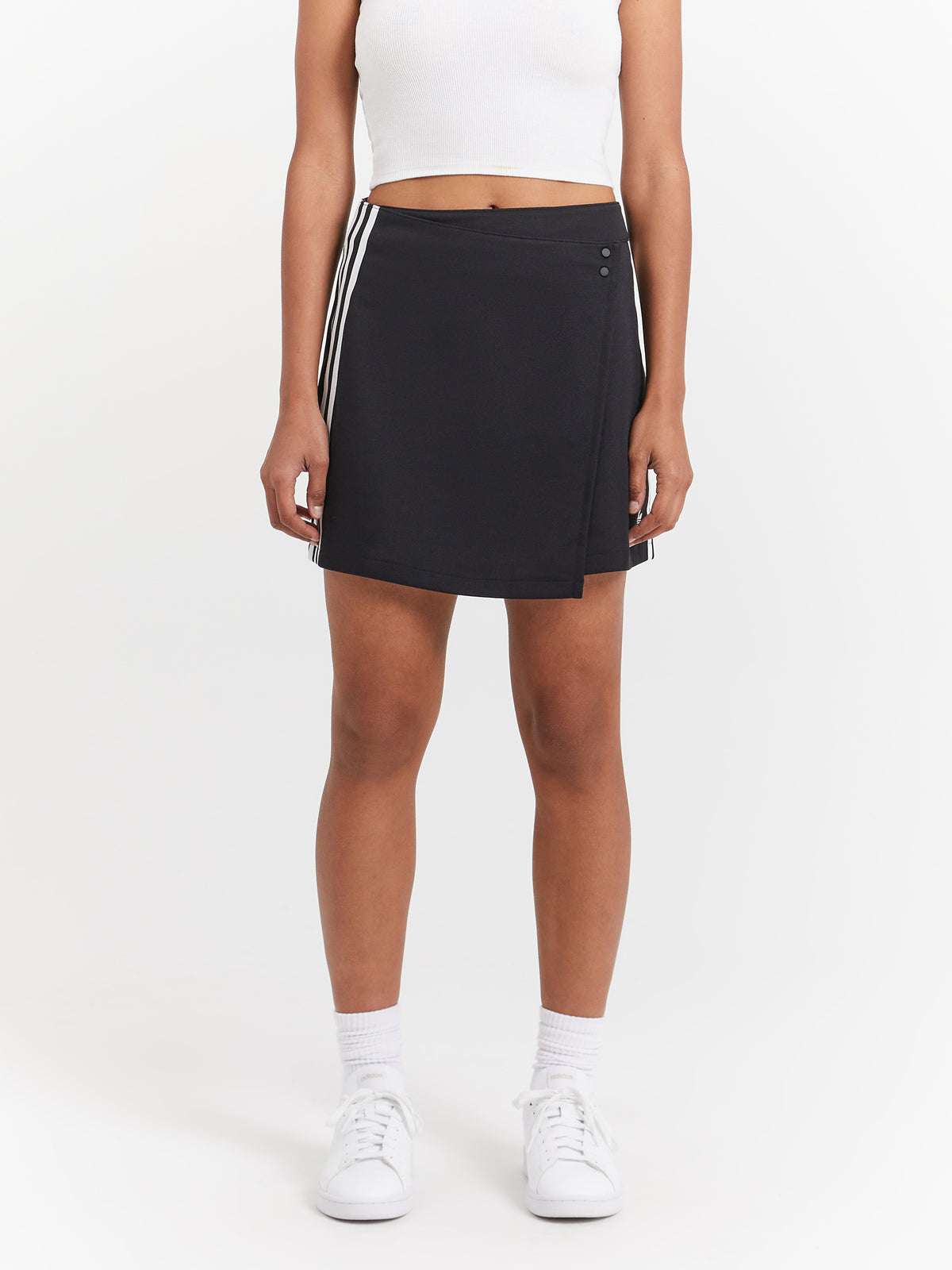 Adidas Adicolor Classics 3-Stripes Short Wrapping Skirt | Black