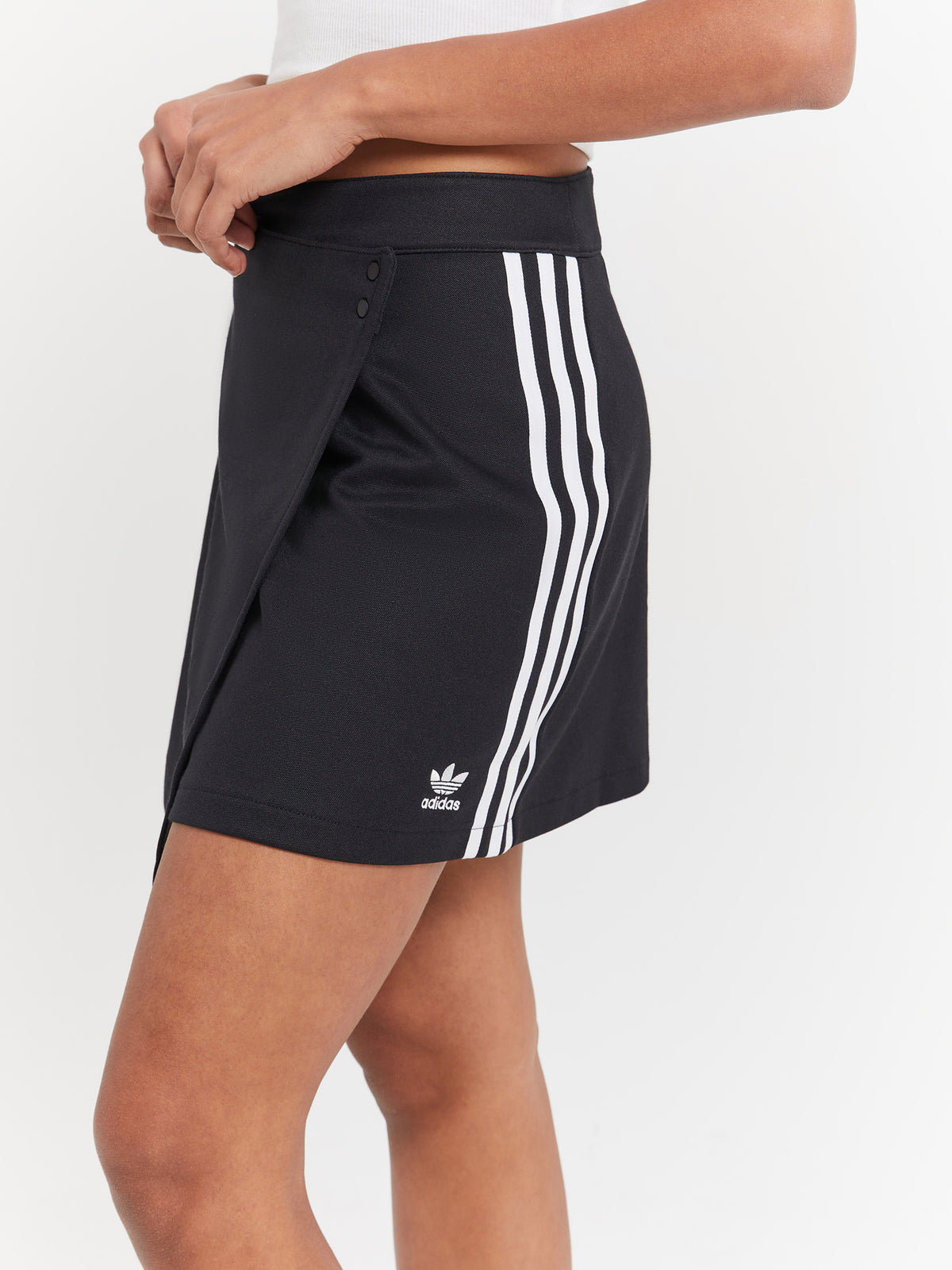 Adidas Adicolor Classics 3-Stripes Short Wrapping Skirt | Black