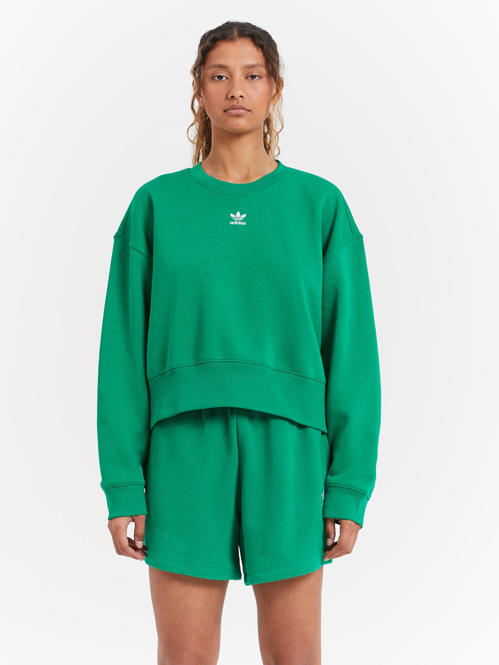 Adidas Adicolor Essentials Crew Sweatshirt Green