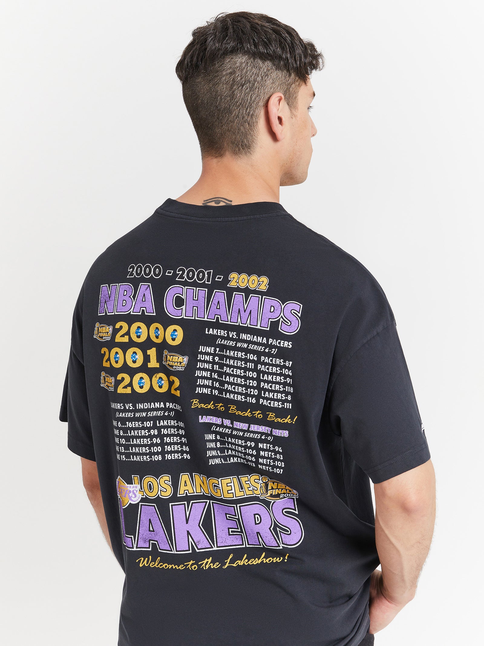 Apparel Nba Basketball Lakers Champion 2021 T Shirt Mitchell Ness